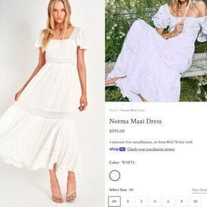 LOVESHACKFANCY NORMA MAXI DRESS